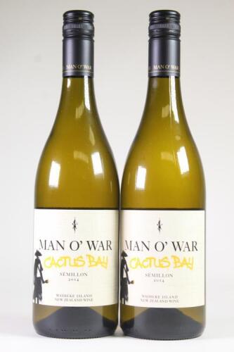 (2) 2014 Man o' War Cactus Bay Semillon, Waiheke *