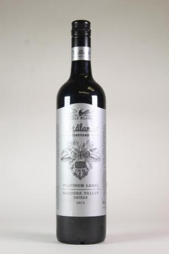 (1) 2012 Wolf Blass Platinum Label Shiraz, Barossa SA