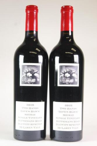 (2) 2019&nbsp;Two Hands Dave's Block Blewitt Springs Shiraz, McLaren Vale SA *