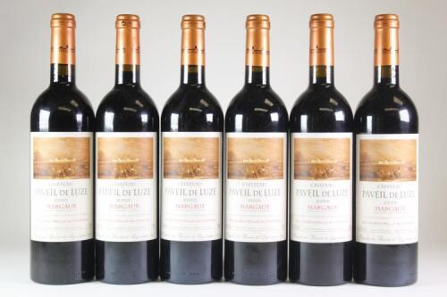 (6) 2000 Chateau Paveil de Luze, Margaux