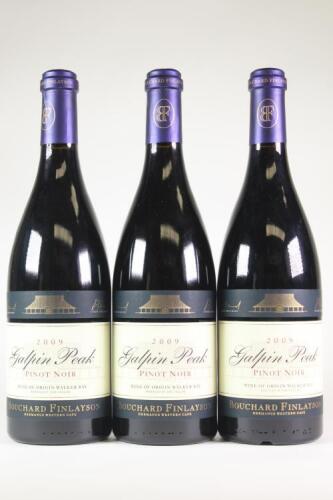 (3) 2009 Bouchard Finlayson Galpin Peak Pinot Noir, Walker Bay South Africa