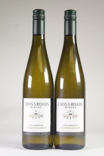 (2) 2006 Crossroads Gewurztraminer, Hawkes Bay