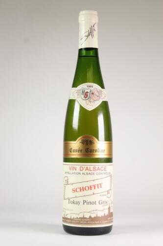 (1) 1995 Schoffit Cuvee Caroline Tokay Pinot Gris