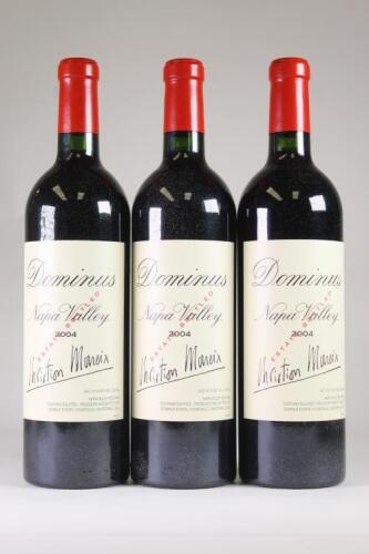 (3) 2004 Dominus Estate Christian Moueix, Napa USA