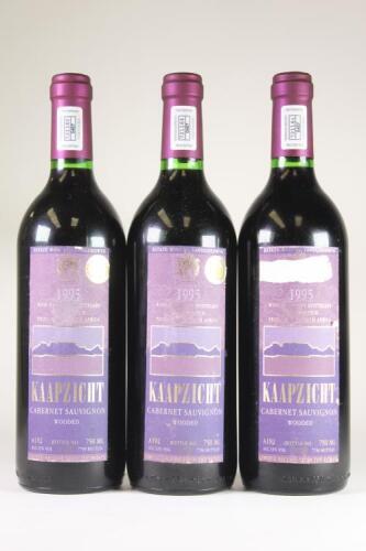 (3) 1995 Kaapzicht Cabernet Sauvignon, Stellenbosch South Africa