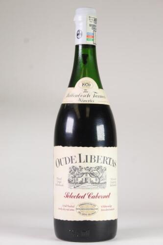(1) 1970 Oude Libertas Cabernet Sauvignon, Stellenbosch South Africa