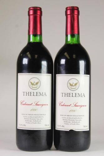 (2) 1990 Thelema Cabernet Sauvignon, Stellenbosch South Africa