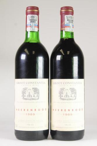 (2) 1989 Groot Constantia Heerenrood, Paarl South Africa