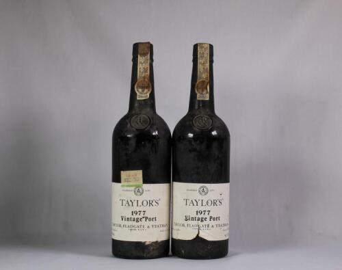 (2) 1977 Taylors Vintage Port, Oporto