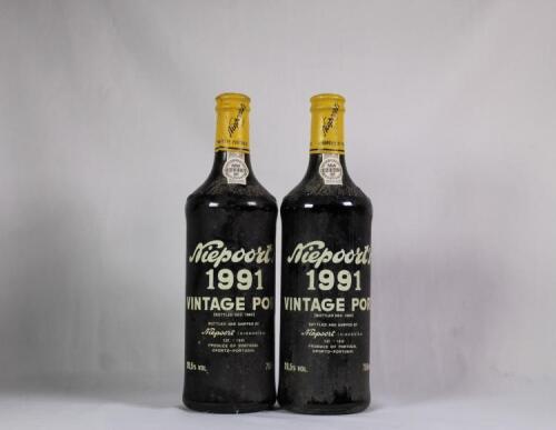(2) 1991 Niepoorts Vintage Port, Oporto
