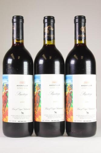 (3) 1997 Avontuur Estate Pinotage, Stellenbosch South Africa