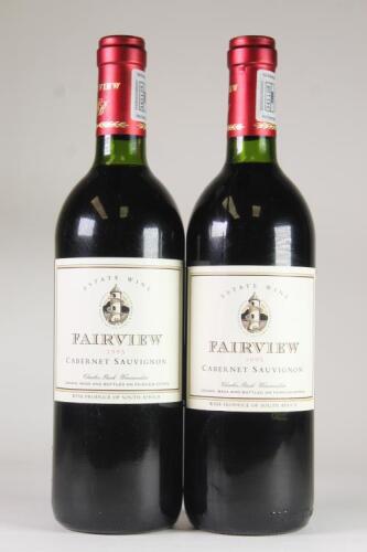 (2) 1995 Fairview Cabernet Sauvignon, Paarl South Africa