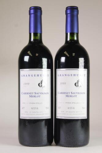(2) 1999 Grangehurst Cabernet Sauvignon/Merlot, Stellenbosch South Africa