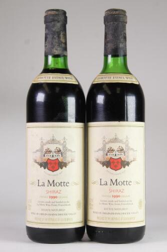 (2) 1990 La Motte Shiraz, Franschhoek South Africa