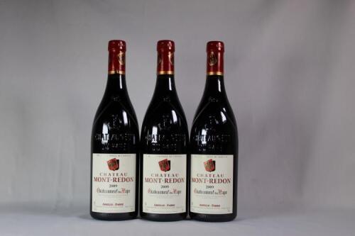 (3) 2009 Mont Redon Chateauneuf du Pape, Rhone
