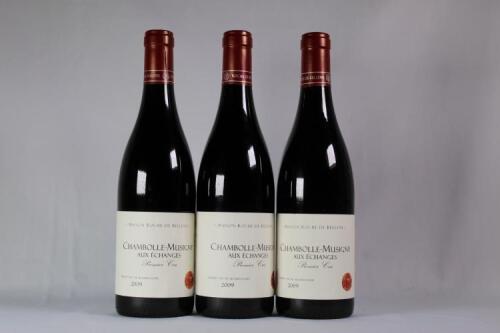 (3) 2009 Nicolas Potel Maison Roche de Bellene Aux Echanges Chambolle-Musigny 1er Cru, Cote de Nuits