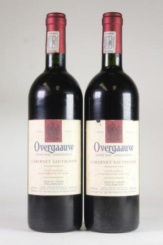 (2) 1993 Overgaauw Cabernet Sauvignon, Stellenbosch South Africa