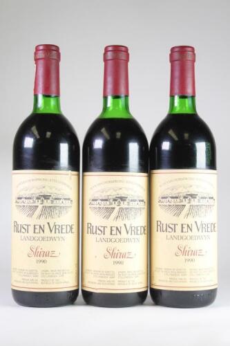 (3) 1990 Rust en Vrede Shiraz, Stellenbosch South Africa