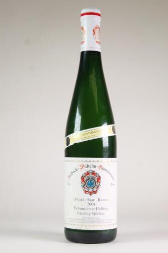(1) 2004 Friedrich Wilhelm Gymnasium Falkensteiner Hofberg Riesling Spatlese, Mosel Saar Ruwer