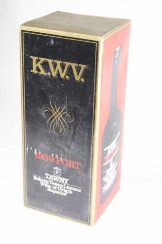 (1) 1939 KWV Boberg Superior Tawny Port, South Africa