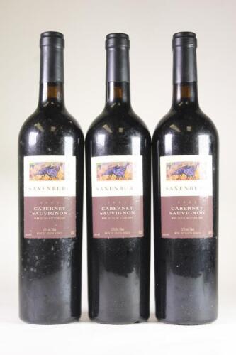 (3) 2002 Saxenburg Cabernet Sauvignon, Western Cape South Africa