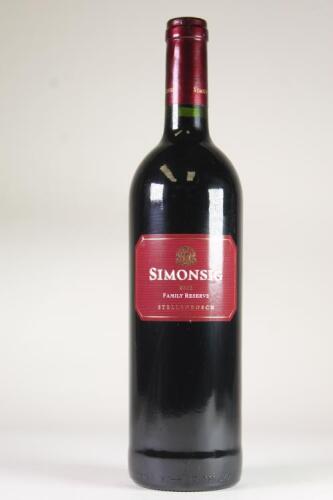 (1) 2001 Simonsig Family Reserve, Stellenbosch South Africa