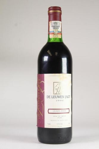 (1) 1990 De Leuwen Jagt Leuwen Rood, Paarl South Africa