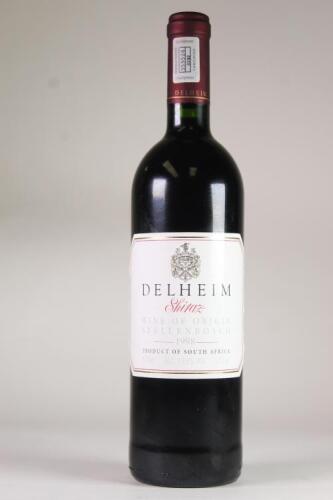 (1) 1998 Delheim Shiraz, Stellenbosch South Africa