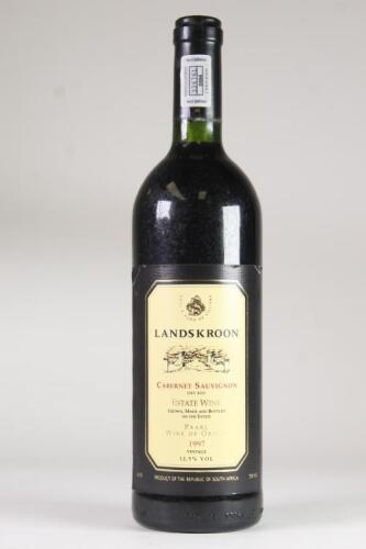 (1) 1997 Landskroon Cabernet Sauvignon, Paarl South Africa