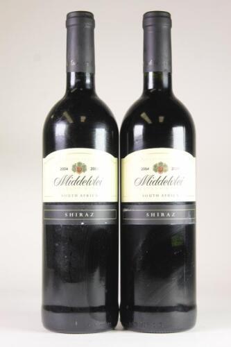 (2) 2004 Middelvlei Shiraz, Stellenbosch South Africa