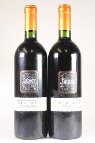 (2) 1998 Private Vintners Nico van der Merwe Cabernet Sauvignon/Merlot, Western Cape South Africa