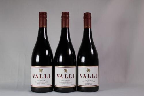 (3) 2014 Valli Pinot Noir, Gibbston Valley