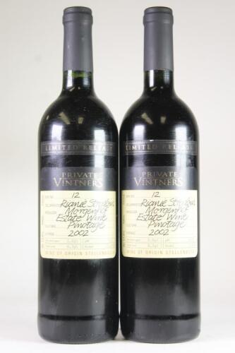 (2) 2002 Private Vintners Rianie Stydom Pinotage, Stellenbosch South Africa