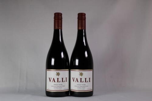 (2) 2014 Valli Pinot Noir, Gibbston Valley