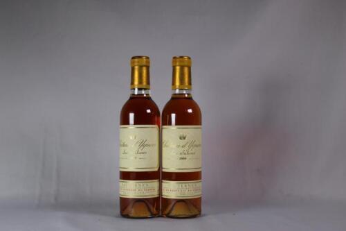 (2) 1999 Chateau d'Yquem 375ml, Sauternes