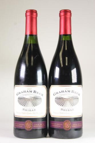 (2) 1997 Graham Beck Shiraz, Robertson South Africa