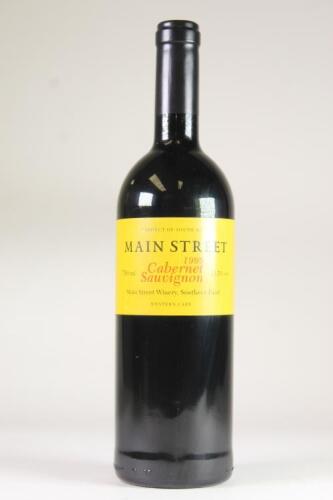 (1) 1999 Main Street Cabernet Sauvignon, Western Cape South Africa
