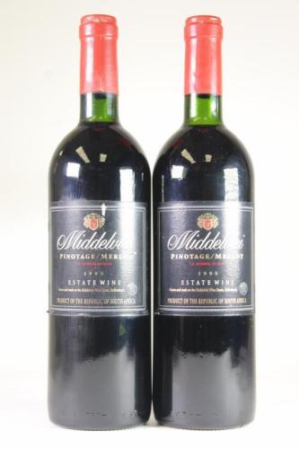 (2) 1995 Middelvlei Pinotage/Merlot, Stellenbosch South Africa