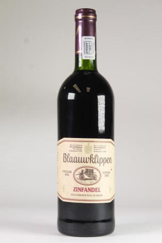 (1) 1995 Blaauwklippen Zinfandel, Stellenbosch South Africa