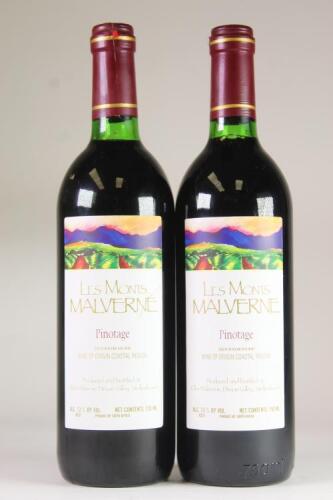 (2) NV Clos Malverne Les Monts Pinotage, Coastal Region South Africa