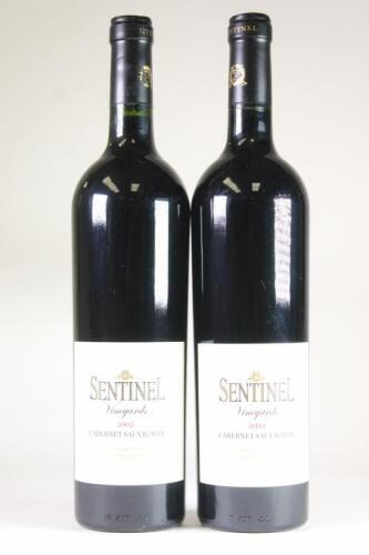 (2) 2002 Sentinel Vineyards Cabernet Sauvignon, Coastal Region South Africa