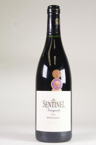 (1) 2002 Sentinel Vineyards Pinotage, Coastal Region South Africa