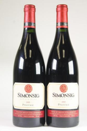 (2) 1995 Simonsig Pinotage, Stellenbosch South Africa