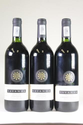 1996 Savanha red wine : Three bottles in one lot