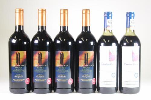 Six bottles of South African wine in one lot