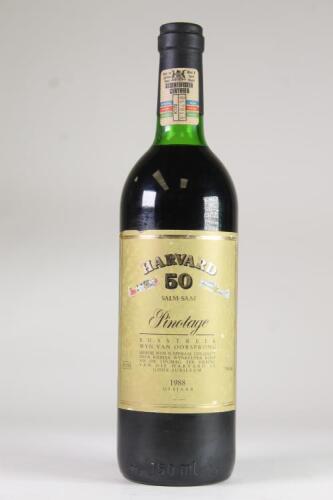 (1) 1988 Riebeek Co-op Harvard 50th anniversary SAAF Pinotage, Swartland&nbsp; &nbsp;South Africa