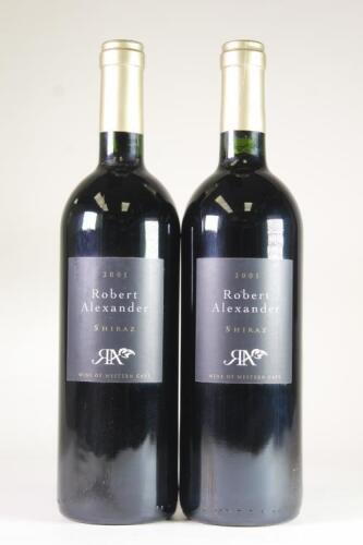 (2) 2001 Robert Alexander Shiraz, Stellenbosch South Africa