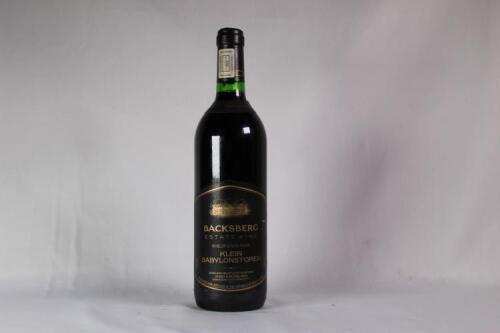 (1) 1990 Backsberg Klein Babylonstoren Cabernet Sauvignon/Merlot, Paarl South Africa