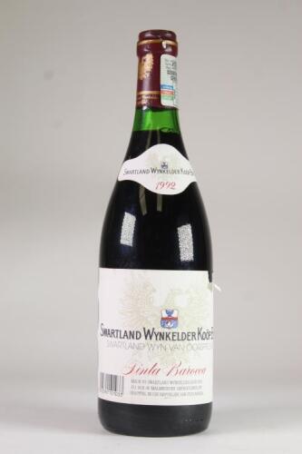 (1) 1992 Swartland Wynkelder Koop Tinta Barocca, Swartland South Africa