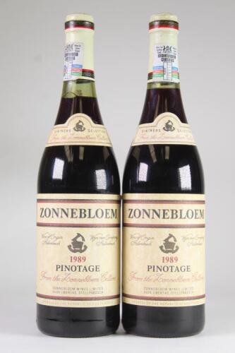 (2) 1989 Zonnebloem Pinotage, Stellenbosch South Africa